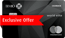 BMO CashBack World Elite Mastercard card art